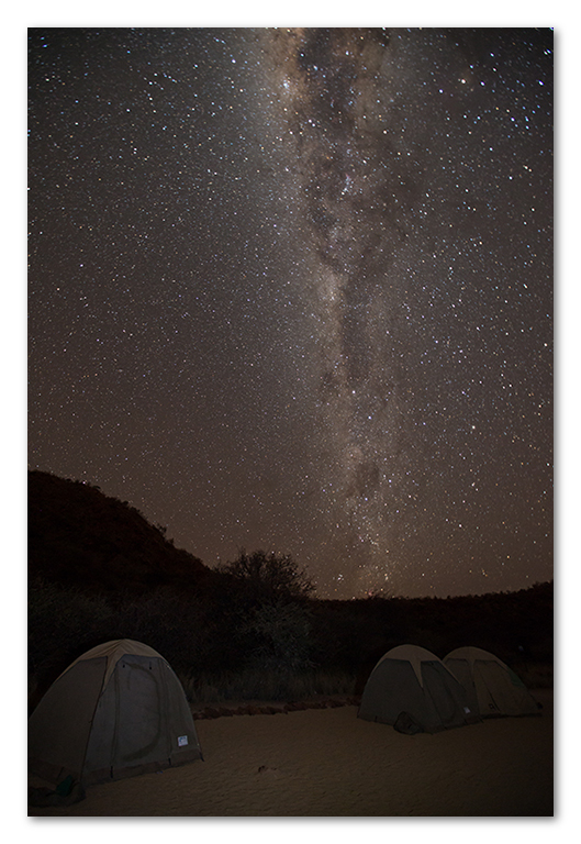Peter Dawson Photography - milky way star trail namibia